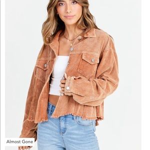 Altar’d State L Sherry Corduroy Shacket
